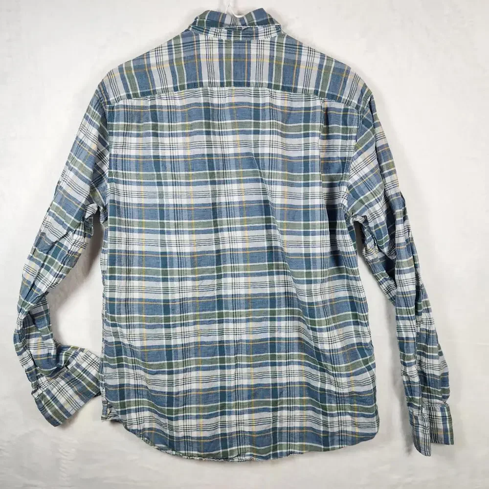 J Crew Plaid Slim Fit Shirt Multicolor Size‎ Large